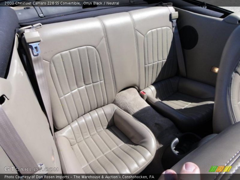  2000 Camaro Z28 SS Convertible Neutral Interior