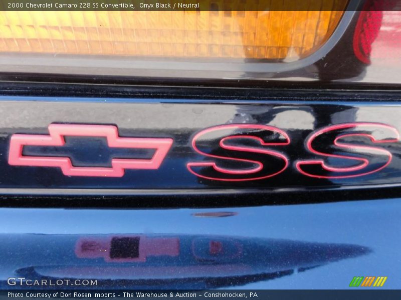  2000 Camaro Z28 SS Convertible Logo