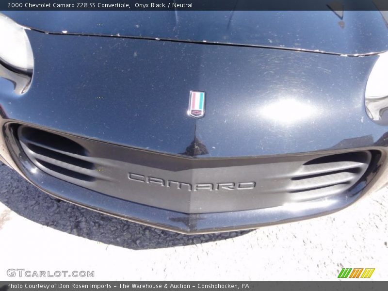 Onyx Black / Neutral 2000 Chevrolet Camaro Z28 SS Convertible