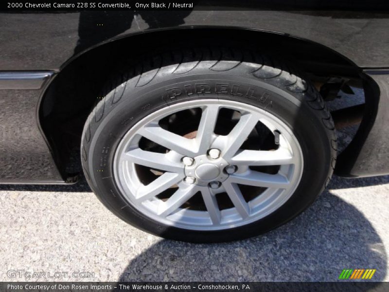 Onyx Black / Neutral 2000 Chevrolet Camaro Z28 SS Convertible