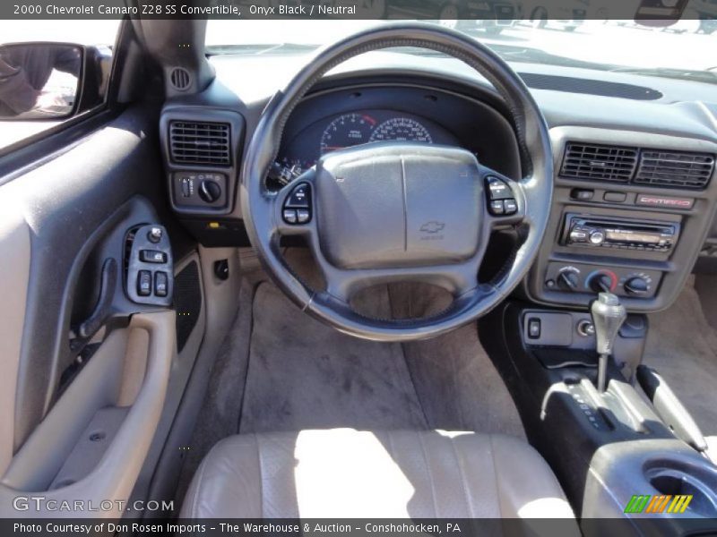  2000 Camaro Z28 SS Convertible Steering Wheel