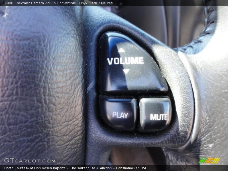 Controls of 2000 Camaro Z28 SS Convertible