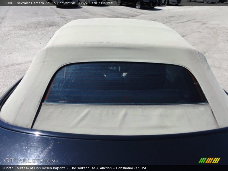 Onyx Black / Neutral 2000 Chevrolet Camaro Z28 SS Convertible