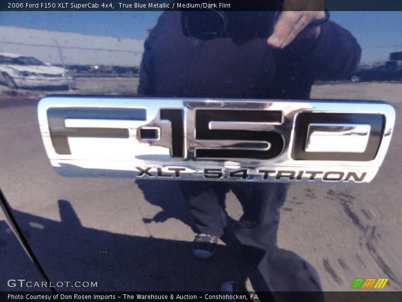 True Blue Metallic / Medium/Dark Flint 2006 Ford F150 XLT SuperCab 4x4