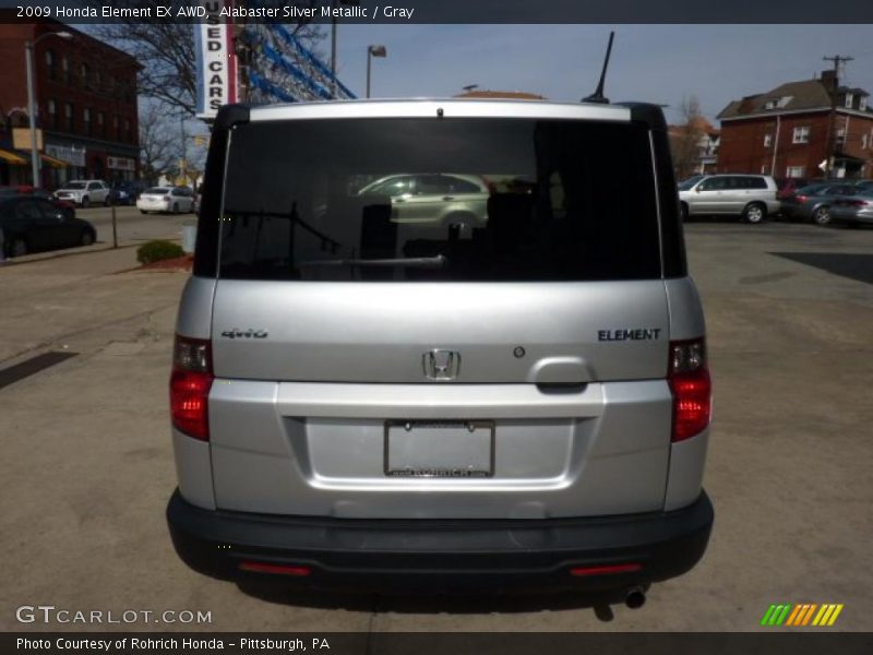 Alabaster Silver Metallic / Gray 2009 Honda Element EX AWD