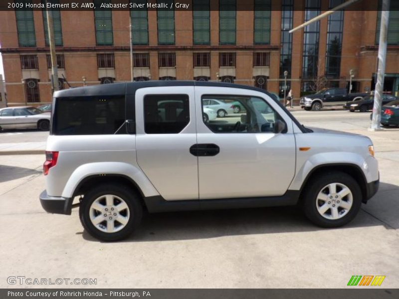  2009 Element EX AWD Alabaster Silver Metallic