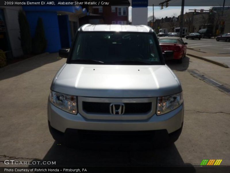 Alabaster Silver Metallic / Gray 2009 Honda Element EX AWD