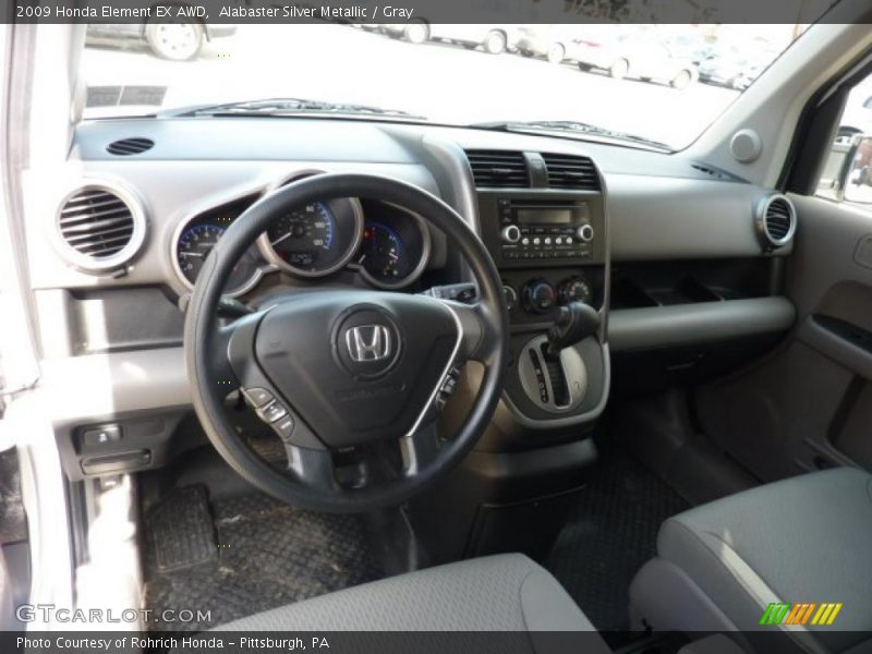 Alabaster Silver Metallic / Gray 2009 Honda Element EX AWD