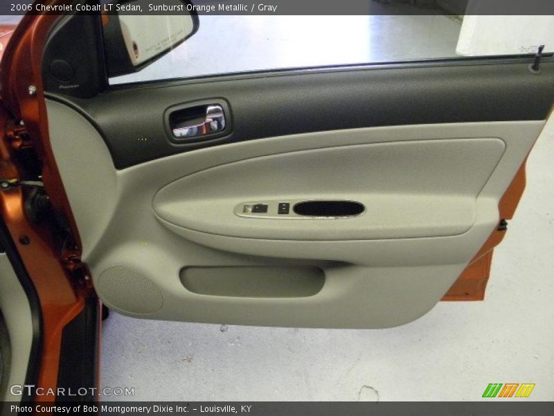 Sunburst Orange Metallic / Gray 2006 Chevrolet Cobalt LT Sedan