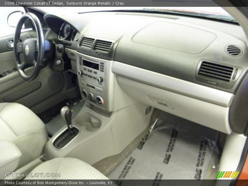 Sunburst Orange Metallic / Gray 2006 Chevrolet Cobalt LT Sedan