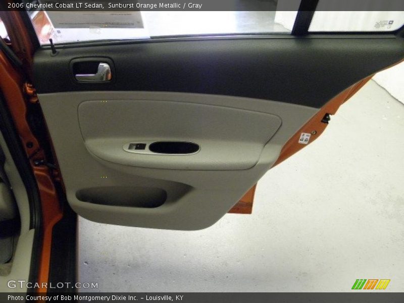 Sunburst Orange Metallic / Gray 2006 Chevrolet Cobalt LT Sedan