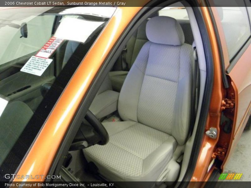 Sunburst Orange Metallic / Gray 2006 Chevrolet Cobalt LT Sedan
