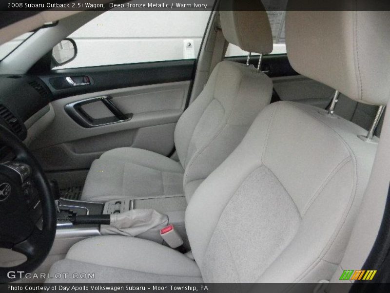 Deep Bronze Metallic / Warm Ivory 2008 Subaru Outback 2.5i Wagon