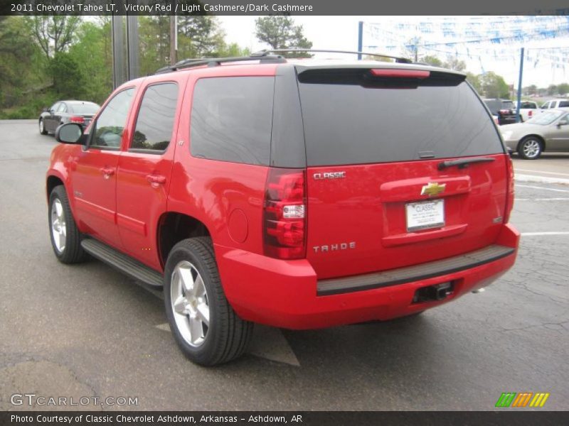 Victory Red / Light Cashmere/Dark Cashmere 2011 Chevrolet Tahoe LT