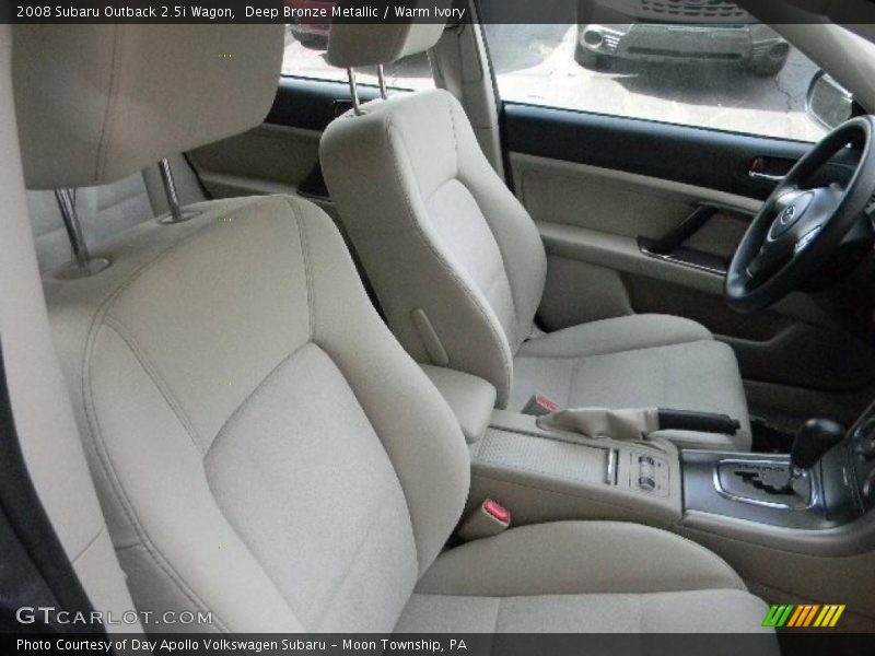 Deep Bronze Metallic / Warm Ivory 2008 Subaru Outback 2.5i Wagon