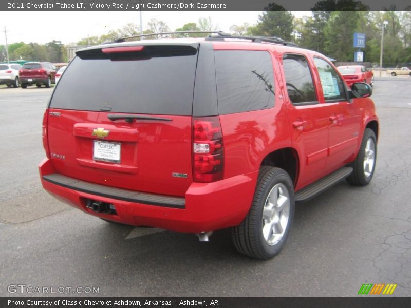 Victory Red / Light Cashmere/Dark Cashmere 2011 Chevrolet Tahoe LT