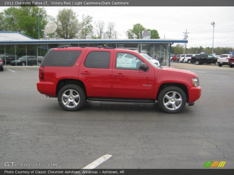Victory Red / Light Cashmere/Dark Cashmere 2011 Chevrolet Tahoe LT
