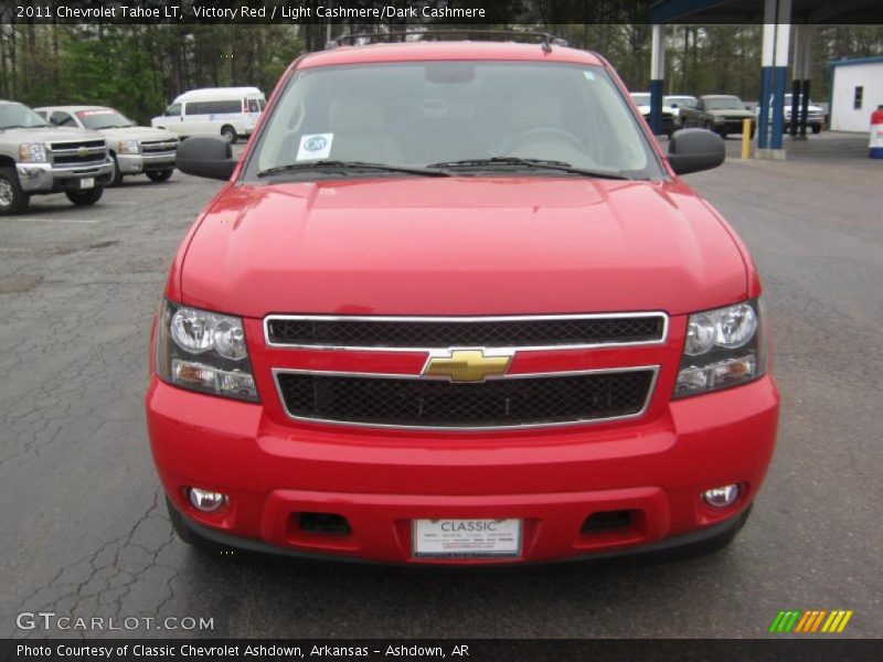Victory Red / Light Cashmere/Dark Cashmere 2011 Chevrolet Tahoe LT