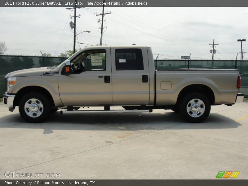 Pale Adobe Metallic / Adobe Beige 2011 Ford F250 Super Duty XLT Crew Cab
