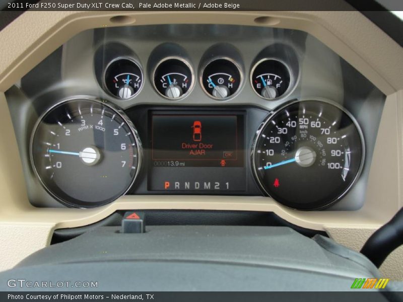 2011 F250 Super Duty XLT Crew Cab XLT Crew Cab Gauges