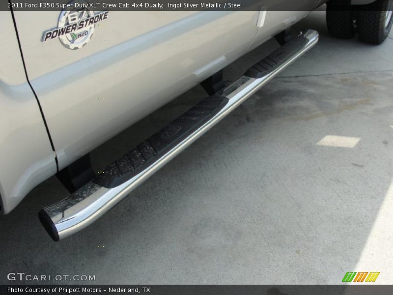 Ingot Silver Metallic / Steel 2011 Ford F350 Super Duty XLT Crew Cab 4x4 Dually