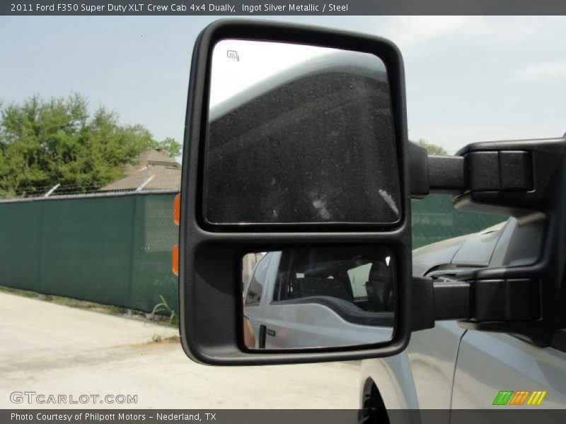 Ingot Silver Metallic / Steel 2011 Ford F350 Super Duty XLT Crew Cab 4x4 Dually