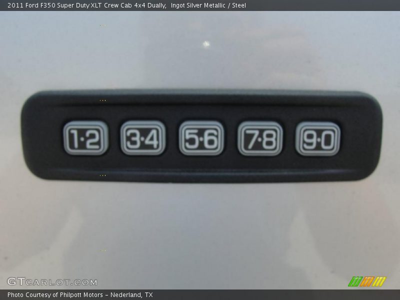 Ingot Silver Metallic / Steel 2011 Ford F350 Super Duty XLT Crew Cab 4x4 Dually