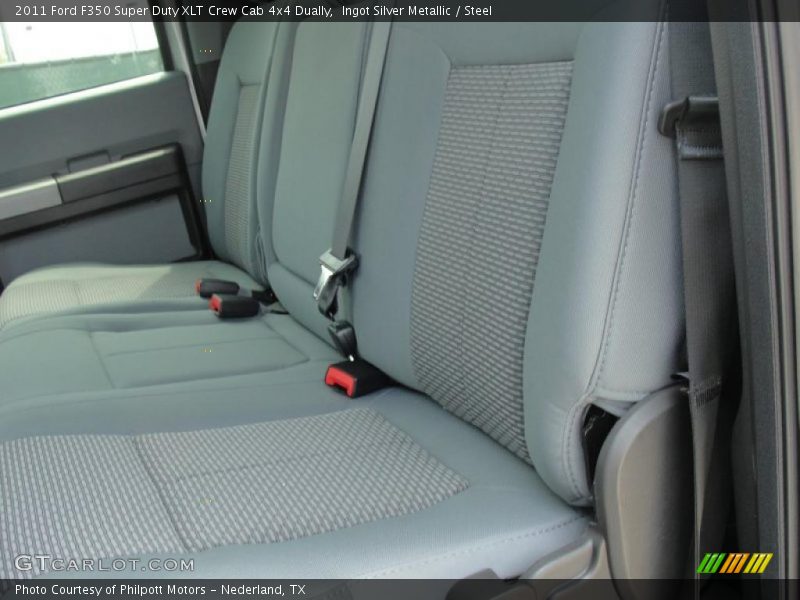 Ingot Silver Metallic / Steel 2011 Ford F350 Super Duty XLT Crew Cab 4x4 Dually