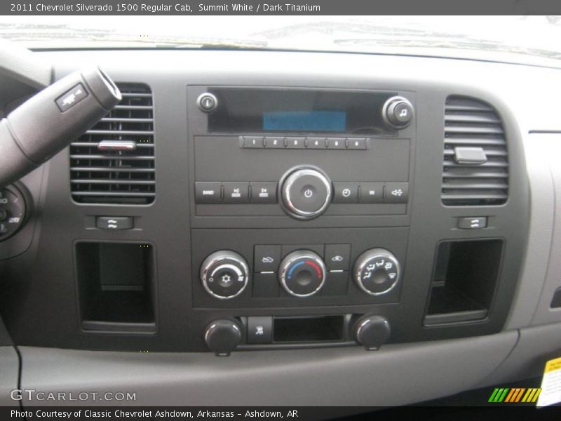 Summit White / Dark Titanium 2011 Chevrolet Silverado 1500 Regular Cab