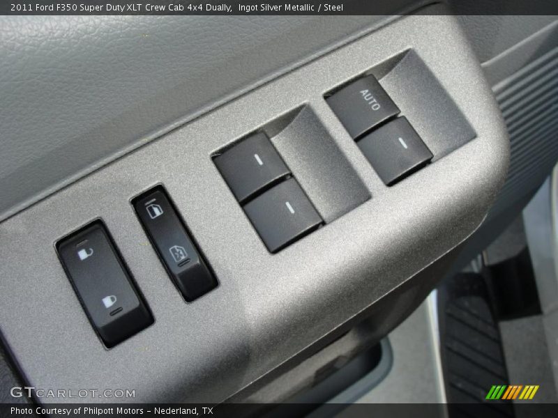 Ingot Silver Metallic / Steel 2011 Ford F350 Super Duty XLT Crew Cab 4x4 Dually