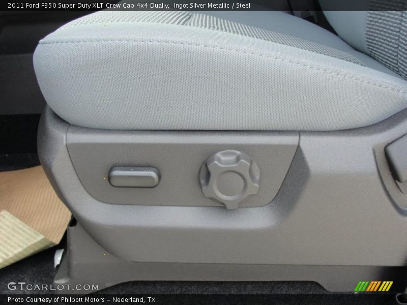 Ingot Silver Metallic / Steel 2011 Ford F350 Super Duty XLT Crew Cab 4x4 Dually