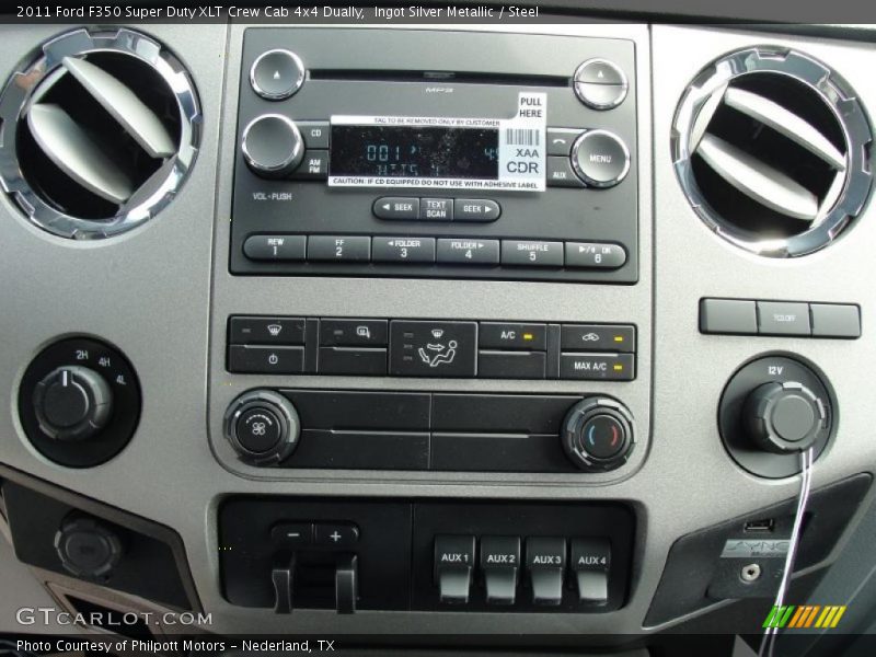 Ingot Silver Metallic / Steel 2011 Ford F350 Super Duty XLT Crew Cab 4x4 Dually