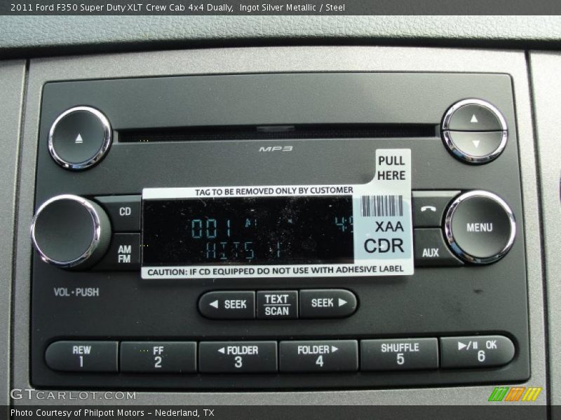 Ingot Silver Metallic / Steel 2011 Ford F350 Super Duty XLT Crew Cab 4x4 Dually