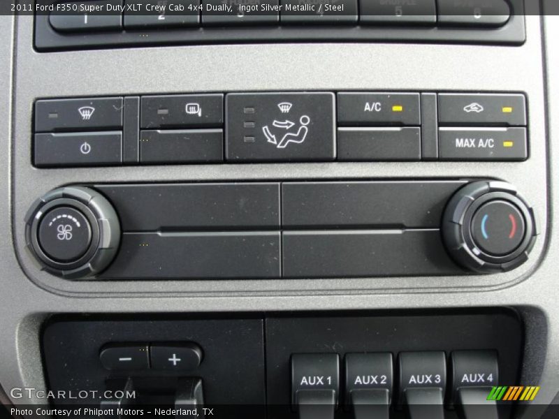 Ingot Silver Metallic / Steel 2011 Ford F350 Super Duty XLT Crew Cab 4x4 Dually