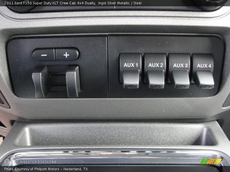 Ingot Silver Metallic / Steel 2011 Ford F350 Super Duty XLT Crew Cab 4x4 Dually