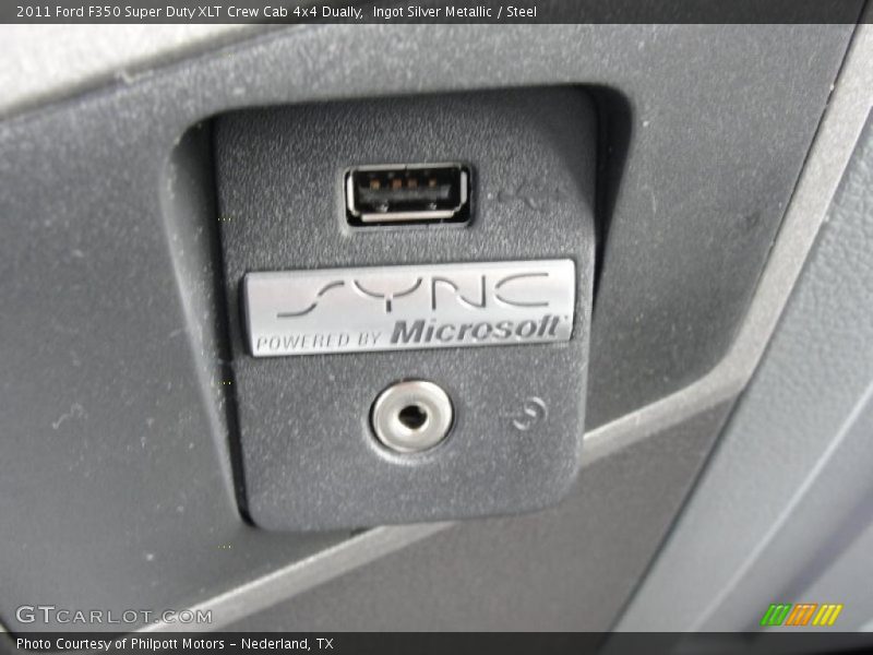 Ingot Silver Metallic / Steel 2011 Ford F350 Super Duty XLT Crew Cab 4x4 Dually