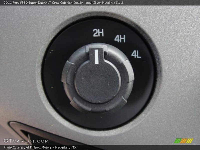 Ingot Silver Metallic / Steel 2011 Ford F350 Super Duty XLT Crew Cab 4x4 Dually