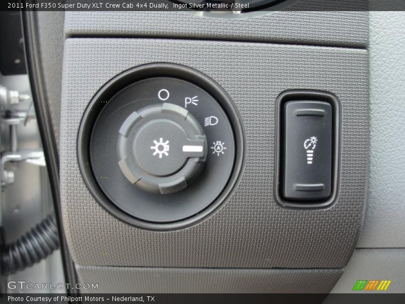 Ingot Silver Metallic / Steel 2011 Ford F350 Super Duty XLT Crew Cab 4x4 Dually