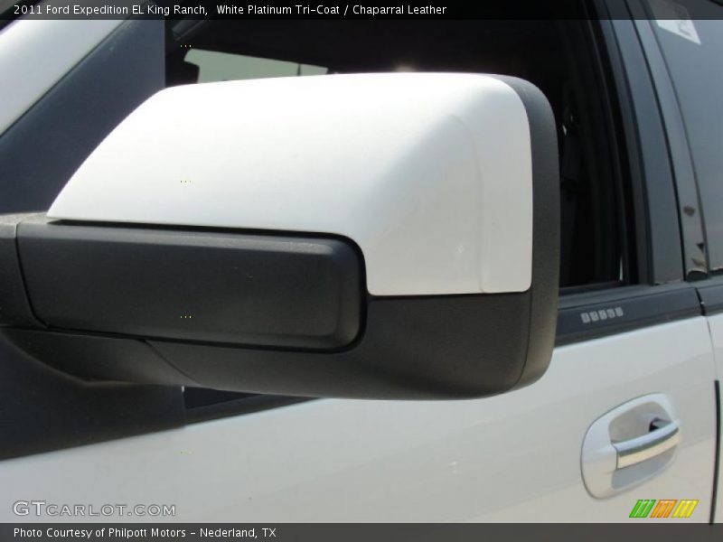 White Platinum Tri-Coat / Chaparral Leather 2011 Ford Expedition EL King Ranch