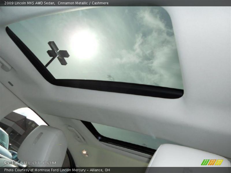 Cinnamon Metallic / Cashmere 2009 Lincoln MKS AWD Sedan