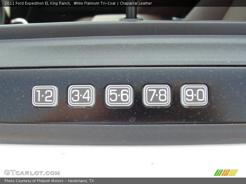 White Platinum Tri-Coat / Chaparral Leather 2011 Ford Expedition EL King Ranch