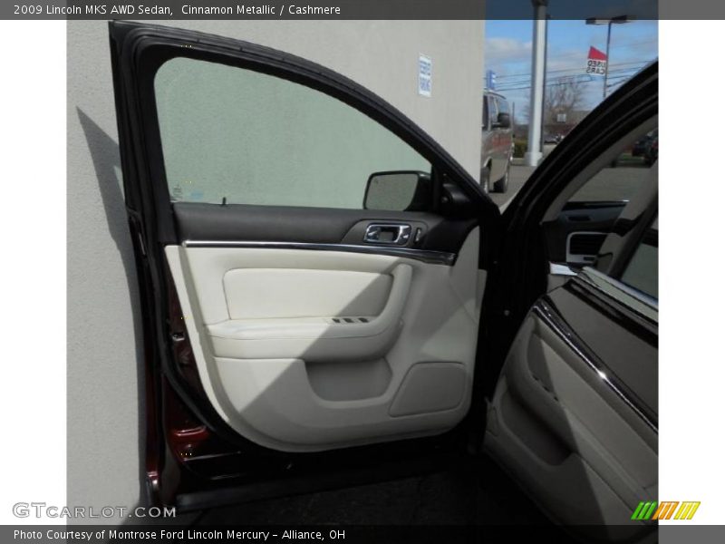 Cinnamon Metallic / Cashmere 2009 Lincoln MKS AWD Sedan