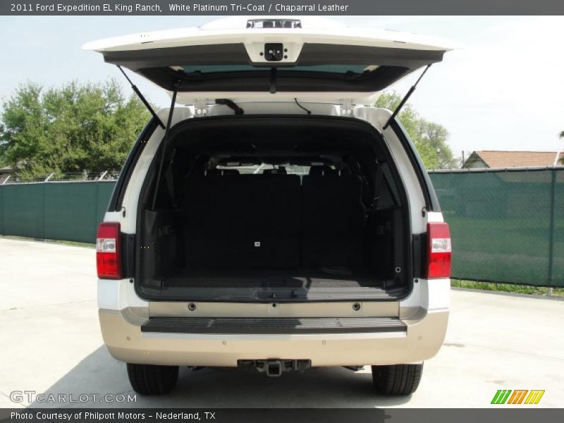 White Platinum Tri-Coat / Chaparral Leather 2011 Ford Expedition EL King Ranch