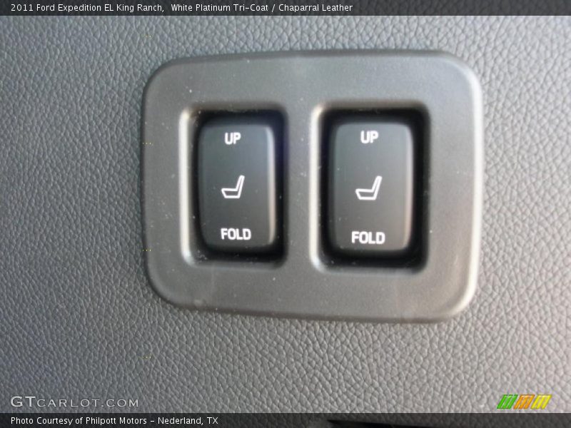 White Platinum Tri-Coat / Chaparral Leather 2011 Ford Expedition EL King Ranch