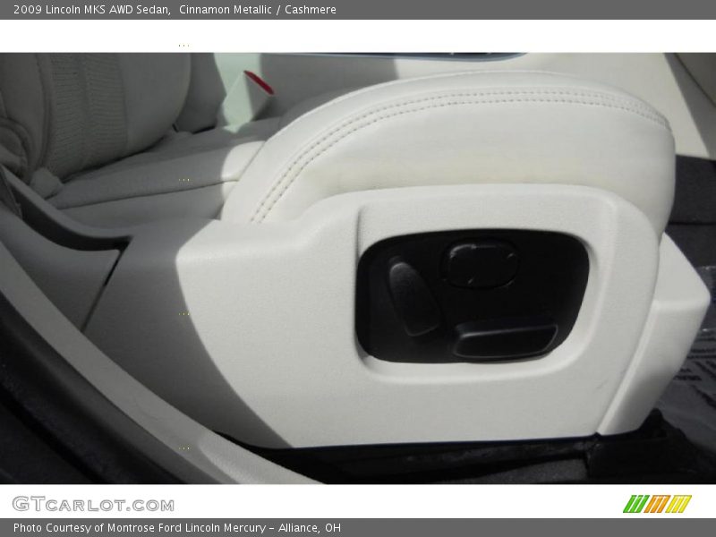 Cinnamon Metallic / Cashmere 2009 Lincoln MKS AWD Sedan
