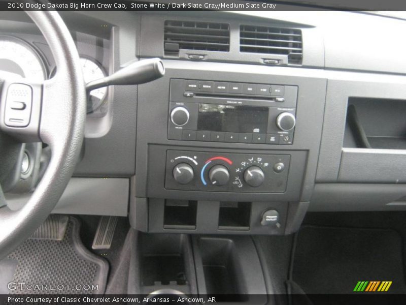 Stone White / Dark Slate Gray/Medium Slate Gray 2010 Dodge Dakota Big Horn Crew Cab