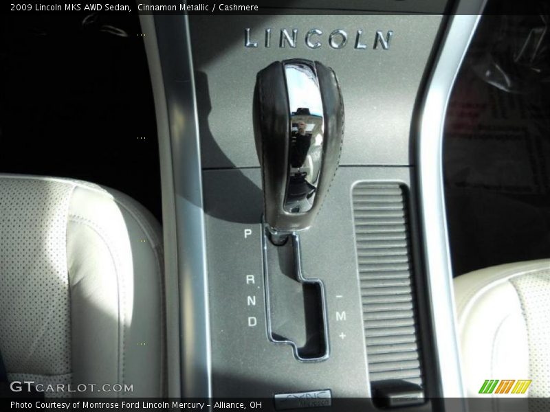  2009 MKS AWD Sedan 6 Speed Select Shift Automatic Shifter