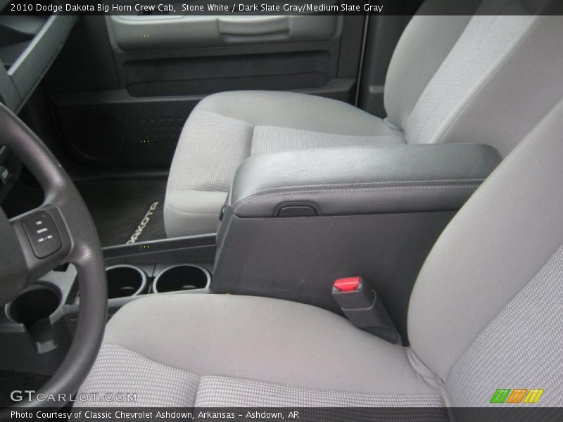 Stone White / Dark Slate Gray/Medium Slate Gray 2010 Dodge Dakota Big Horn Crew Cab