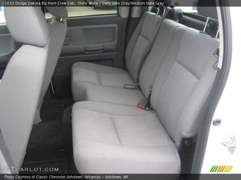 Stone White / Dark Slate Gray/Medium Slate Gray 2010 Dodge Dakota Big Horn Crew Cab