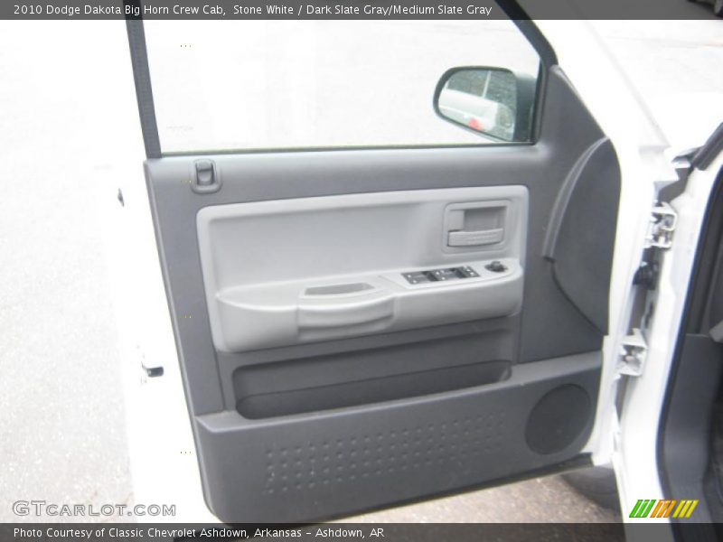 Stone White / Dark Slate Gray/Medium Slate Gray 2010 Dodge Dakota Big Horn Crew Cab